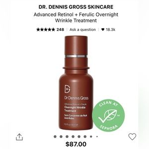 Dr. Dennis Gross Advanced Retinol Overnight Wrinkle Treatment